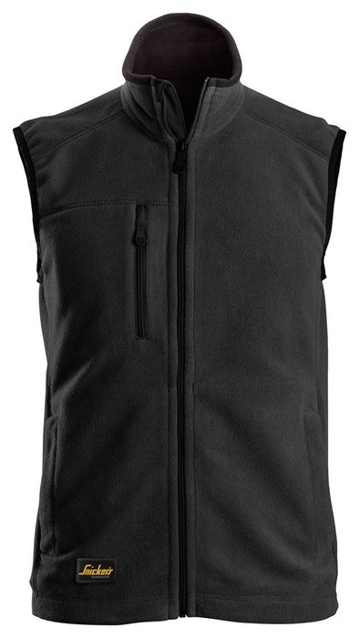 Snickers Workwear Allroundwork Polar Fleece Vest zwart 8024 zwart Snickers Workwear Allroundwork Polar Fleece Vest zwart 8024 zwart