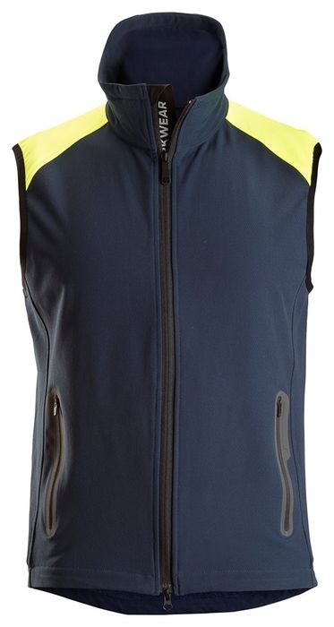Snickers Workwear Flexiwork Neon Vest donkerblauw 8029 donkerblauw/neon geel Snickers Workwear Flexiwork Neon Vest donkerblauw 8029 donkerblauw/neon geel