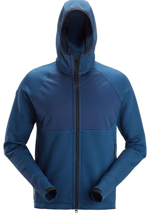 Snickers Workwear FW Full-Zip Midlay Hoodie Diep Blauw