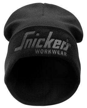 Snickers Workwear Logo Beanie 9047 Zwart 000
