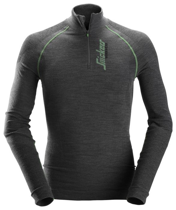 Snickers Workwear FlexiWork Seamless Wollen Shirt met lange mouwen