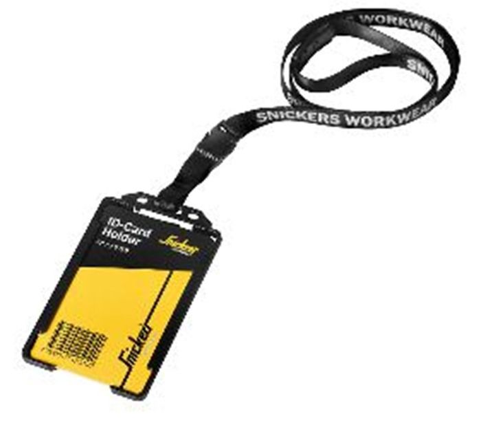 Snickers Workwear ID Badge Clip Holder zwart