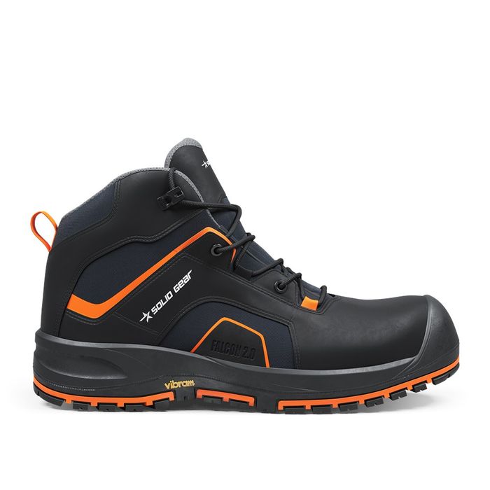 Solid Gear Falcon 2 Mid Zwart/oranje