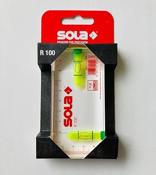 SOLA Sola WATERPAS UIT ACRYLGLAS 10X4X1,5CM