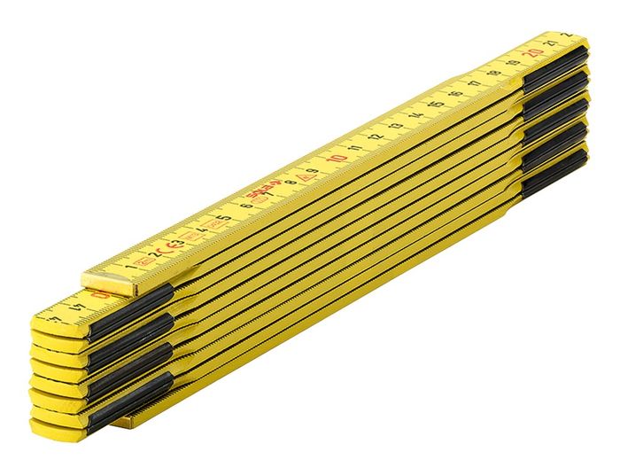 SOLA Sola VOUWMETER BEUKENHOUT 2M, GEEL SOLA Sola VOUWMETER BEUKENHOUT 2M, GEEL