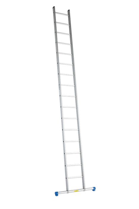 Solide Enkele Ladder / 18 Sporten, Rechte Voet Solide Enkele Ladder / 18 Sporten, Rechte Voet