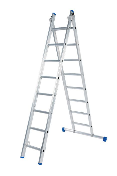 Solide Schuifladder / 2 x 9 sporten,