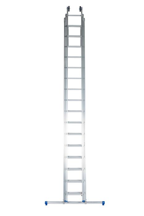 Solide Schuifladder, 3 X 16 Sporten, Rechte Solide Schuifladder, 3 X 16 Sporten, Rechte