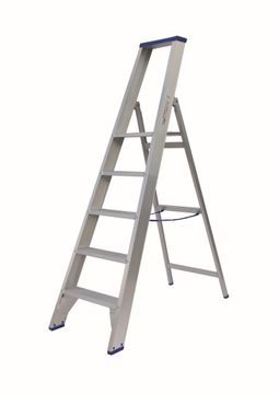 Solide Trapladder Industrieel  5 Treden  Pt