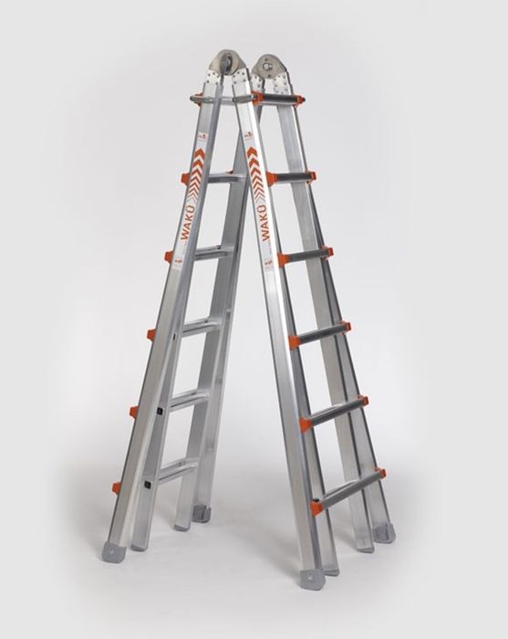 WAKÜ Telescopische Ladder, 4X6 Sporten
