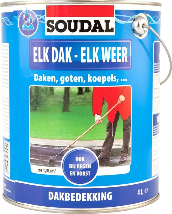 Soudal Elk Dak Elk Weer 4L Soudal Elk Dak Elk Weer 4L