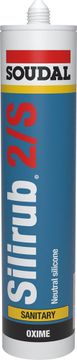 Soudal Silirub 2/S Wit 300ml