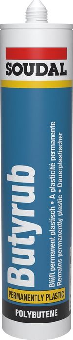 Soudal 300ml Butyrub Grijs Soudal 300ml Butyrub Grijs