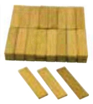 Soudal Glasblokjes Hout (200St) 20X1Mm Wit