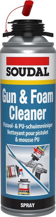 Soudal Pu Gun & Foamcleaner 500Ml Soudal Pu Gun & Foamcleaner 500Ml