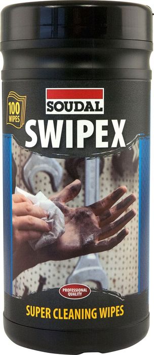 Soudal Swipex Reinigingsdoekjes 100 St. Soudal Swipex Reinigingsdoekjes 100 St.