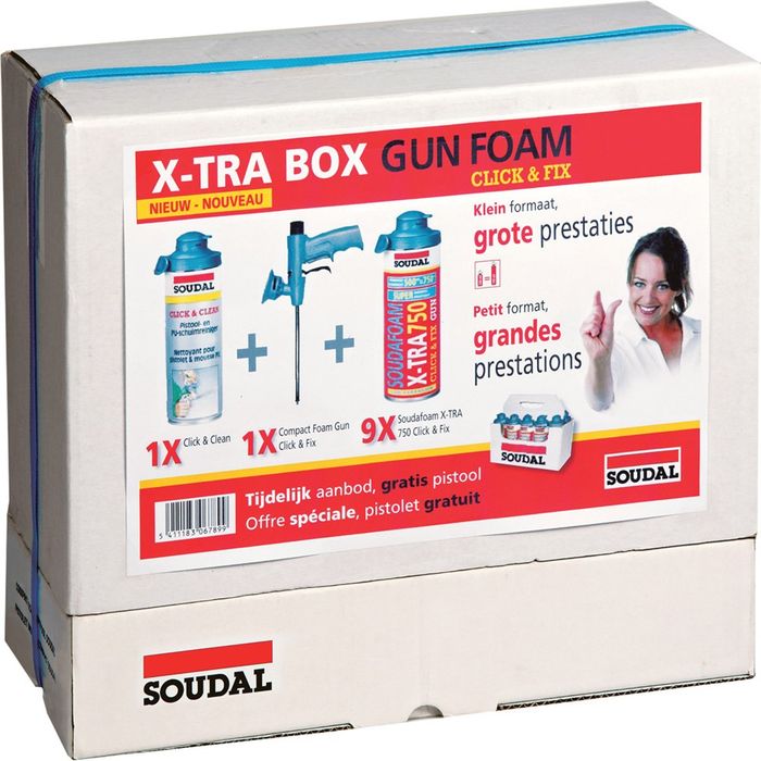Soudal X-Tra Box C&F 10+Compact Gun Promo Soudal X-Tra Box C&F 10+Compact Gun Promo