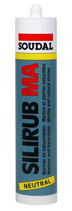 Soudal Silirub Ma(Marmer) 300ml Steengrijs Soudal Silirub Ma(Marmer) 300ml Steengrijs