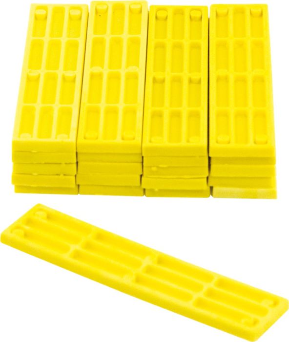 Soudal Pp Blokjes 100X20X4 Geel 100 stuks