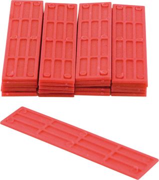 Rectavit Pp Blokjes 100X20X2 Rood 100 stuks