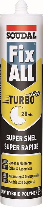 Soudal Fix All Turbo 290Ml Wit Soudal Fix All Turbo 290Ml Wit