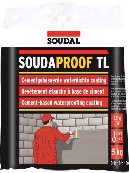 Soudal Soudaproof Tl Grijs 5Kg