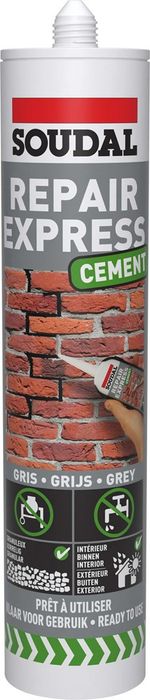 Soudal 300Ml Repair Express Cement Ral 1015