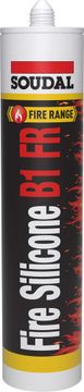 Soudal 300ml Firesilicone B1 FR White