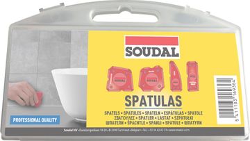 Soudal Spatelset 4 afstrijkplaatjes 153314