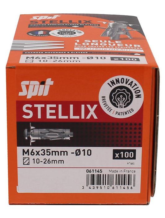 SPIT SPIT STELLIX HOLLEWANDPLUG MET SCHROEF M
