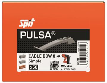 SPIT 50/KABELBEUGEL ENKEL KUNSTSTOF