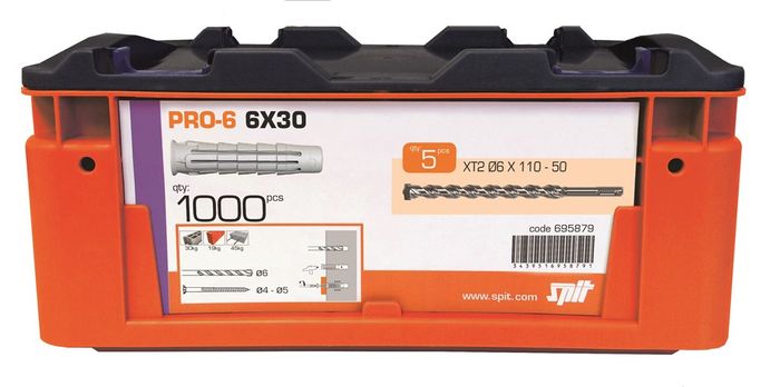 SPIT SPIT PRO6 UNIVERSELE PLUG 6x30 1000 ST