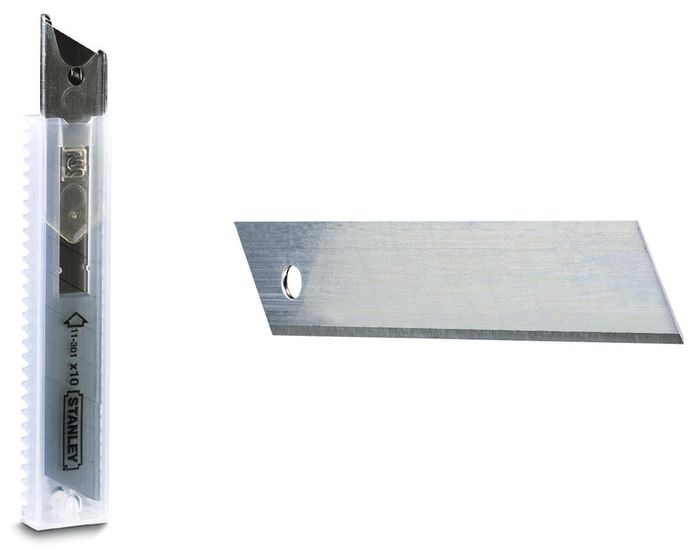 Stanley Afbreekmesjes 18Mm - 10 Stuks/Dispenser Stanley Afbreekmesjes 18Mm - 10 Stuks/Dispenser