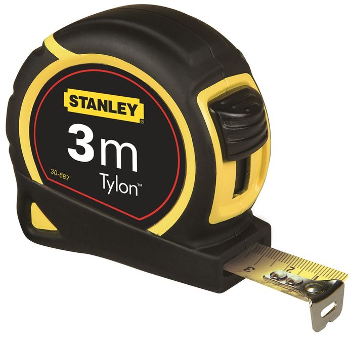 Stanley Rolbandmaat Stanley Tylon 3M - 12,7Mm Stanley Rolbandmaat Stanley Tylon 3M - 12,7Mm