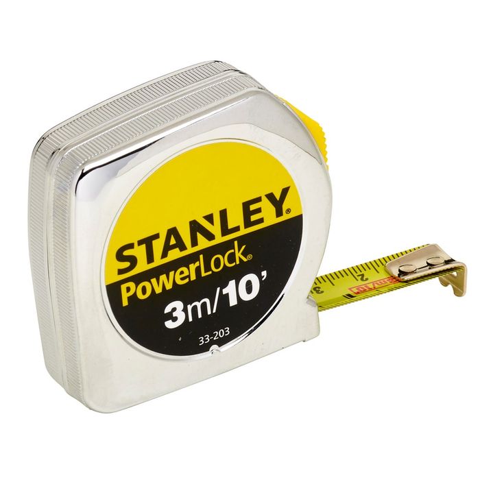 Stanley Rolbandmaat Powerlock 3M/10' - 12,7Mm Stanley Rolbandmaat Powerlock 3M/10' - 12,7Mm