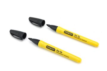 Stanley Markeerstift Fijne Tip Zwart