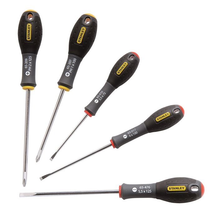Stanley 5-Delige Fatmax Schroevendraaierset Stanley 5-Delige Fatmax Schroevendraaierset