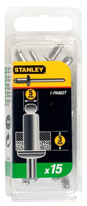 Stanley Popnagels 5X3Mm -15 Stuks