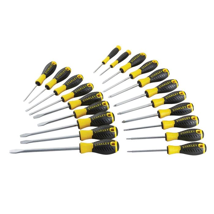 Stanley Schroevendr.set Essential 20-Delig Stanley Schroevendr.set Essential 20-Delig