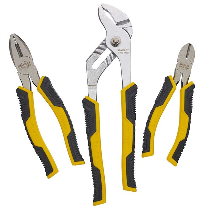 Stanley Dynagrip Tangenset Cg 3-Delig Stanley Dynagrip Tangenset Cg 3-Delig