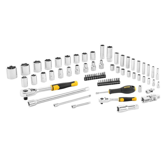 Stanley Dopsleutelset 1/4 + 1/2 - 72 Stanley Dopsleutelset 1/4 + 1/2 - 72