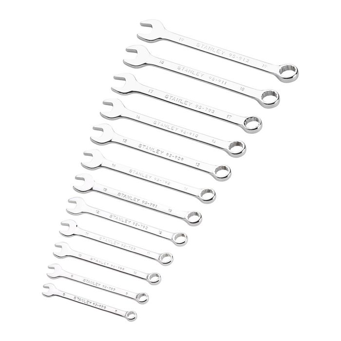 Stanley Ringsteeksleutelset 12 delig Stanley Ringsteeksleutelset 12 delig