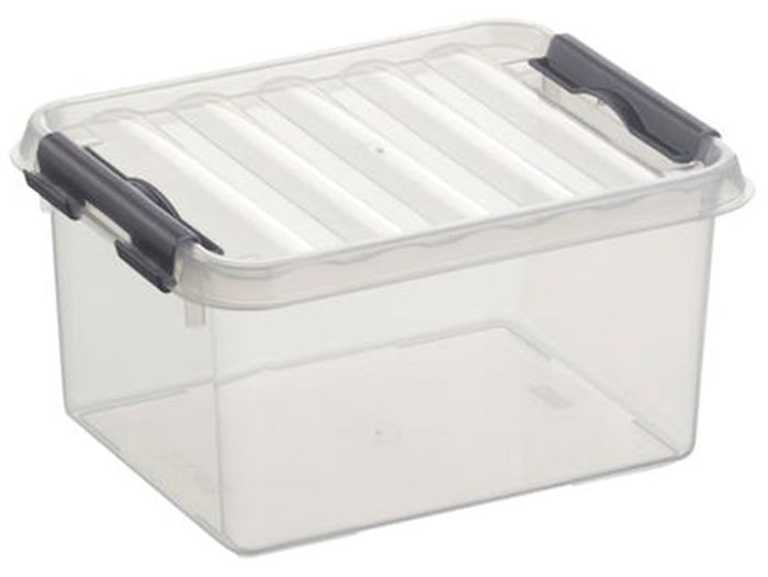 Sunware Box 2 Ltr Transp/Met. 78000609 Sunware Box 2 Ltr Transp/Met. 78000609