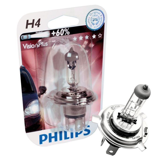 Philips Philips 12342Vpb1 H4 Visionplus Bli Philips Philips 12342Vpb1 H4 Visionplus Bli