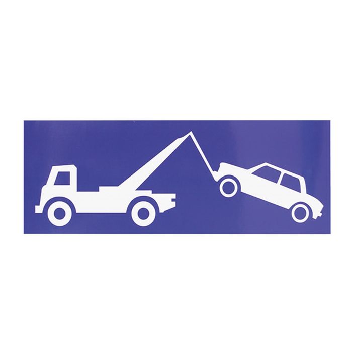 Carpoint Sticker 'Wegsleepregeling' 3 Carpoint Sticker 'Wegsleepregeling' 3