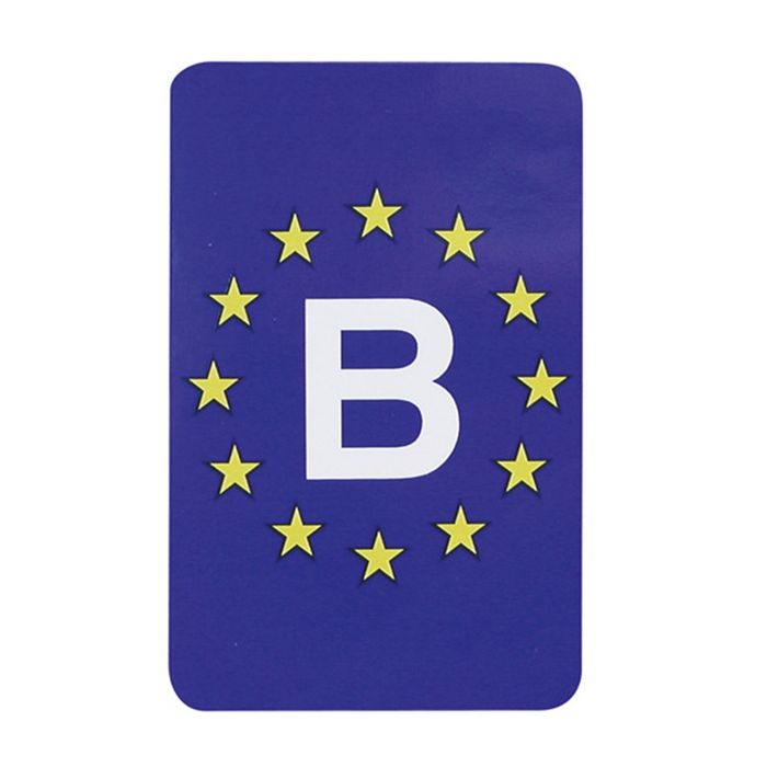 Carpoint Sticker 'Europa/Belgie'Rechthoek 3 Carpoint Sticker 'Europa/Belgie'Rechthoek 3