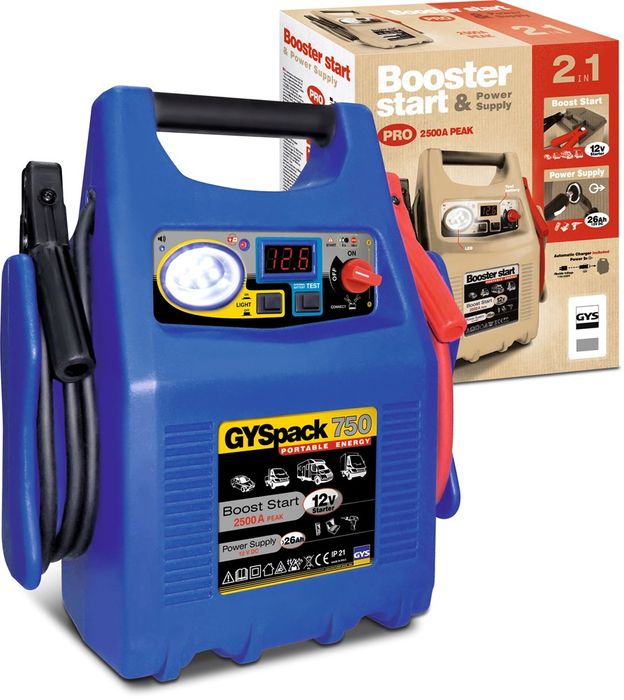 GYS GYS JUMPSTART PACK 750 12V ACCUBOOST GYS GYS JUMPSTART PACK 750 12V ACCUBOOST