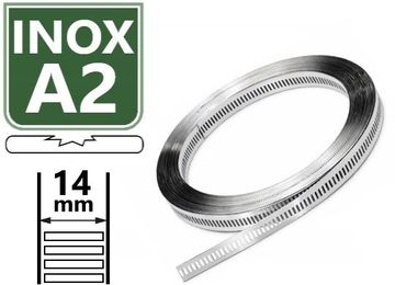 Wedi Trade WT slangklem OP ROL 14 MM-PERFO band W4 - 1x30 Meter