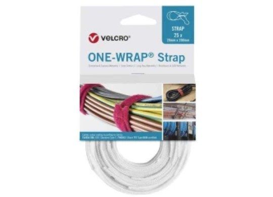 Wedi Trade VELCRO One-Wrap-strap klitb.k-binder13X330 (025 Pcs) Wit
