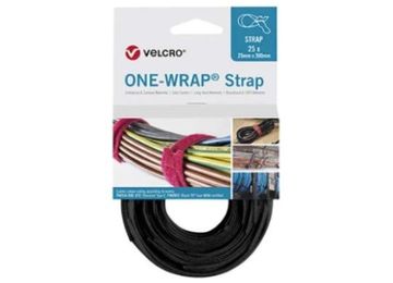 Wedi Trade VELCRO One-Wrap-strap klitb.k-binder13X330 (025 Pcs) Zwart